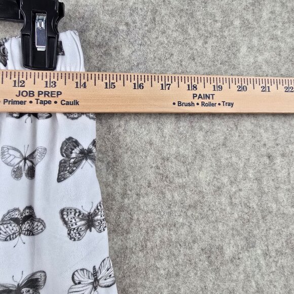 Art Class Pajama Set Butterfly Print White/Black Comfortable Sleepwear - Picture 7 of 9